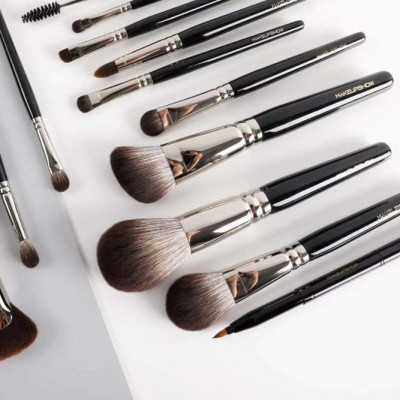 14pcs synthetic hair brush set wooden handle MAKEUPSHOW SEB14 professional makeup brush